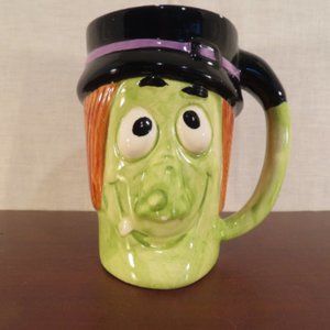 WITCH Decorative MUG 5" Tall Ceramic (124A)